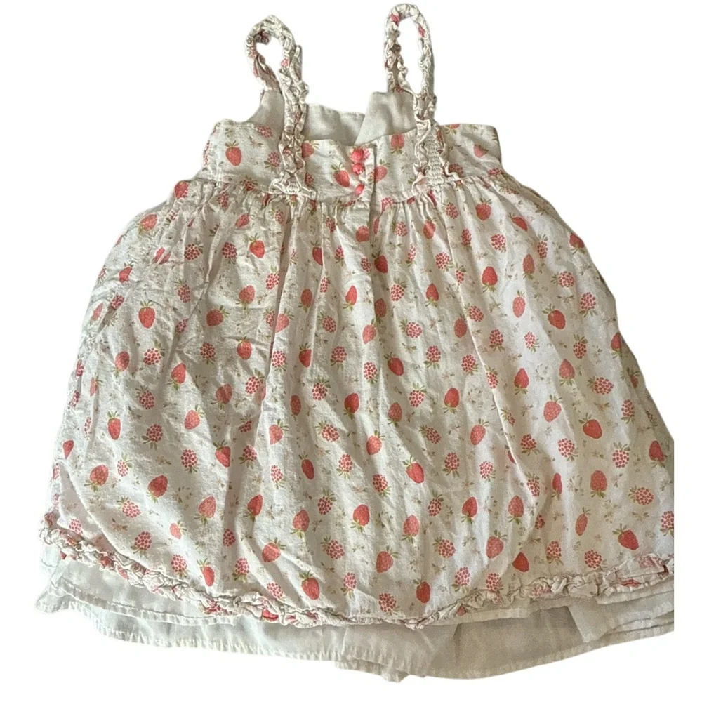 Joie Pink and White Strawberry Dress - Picture 2 of 8